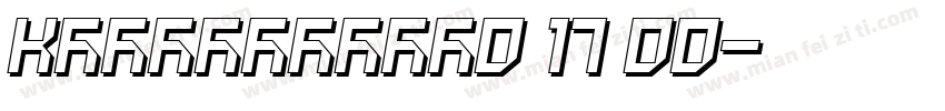 KSNQEXGZLF0 17 00字体转换